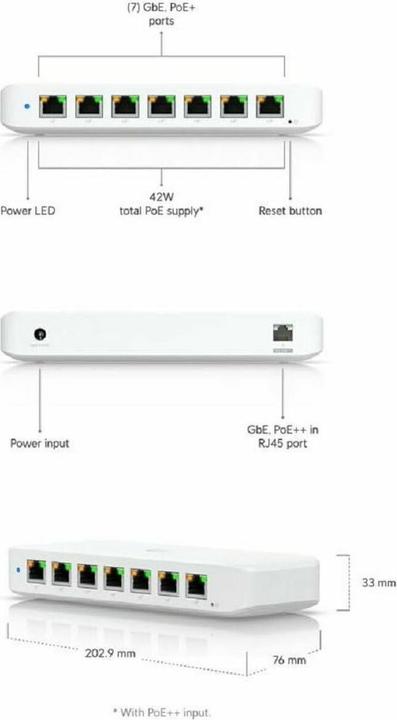 Produktbild Ubiquiti Ultra 210W (8 Ports)