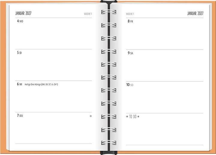 Image du produit Terminplaner 2026 Happymacher (10 x 15,5 cm, 1 semaine / 2 pages)