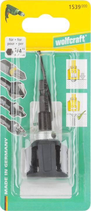Actual product image wolfcraft wolfcraft 1 Bithalter mit Tiefenstopp (6.35 mm (¼") hexagon socket)