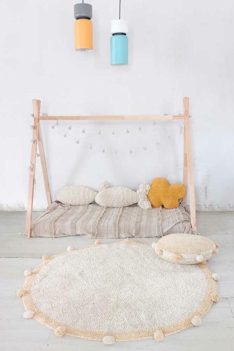 Actual product image Lorena Canals Bubbly Honey (120 x 120 cm)