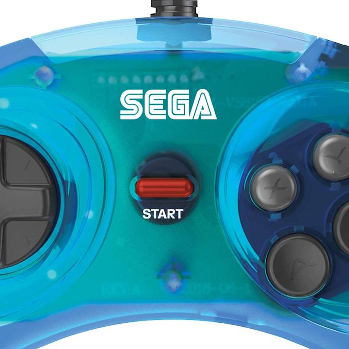 Produktbild retro-bit SEGA MD 6-Button Pad Blue (Sega Mega Drive)