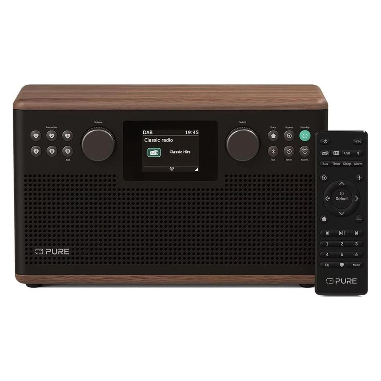 Pure Classic H6 Internet Digital Braun, Walnuss