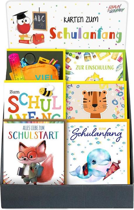 Actual product image Braun + Company Back-to-school counter display (12 pcs.)