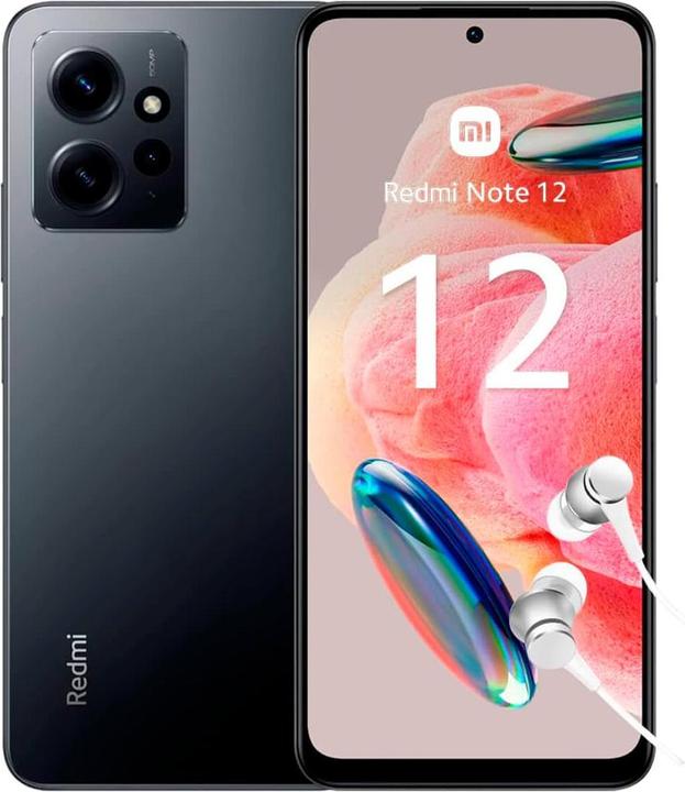 Actual product image Xiaomi Redmi Note 12 (256 GB, Onyx Gray, 6.67", Dual SIM, 4G)