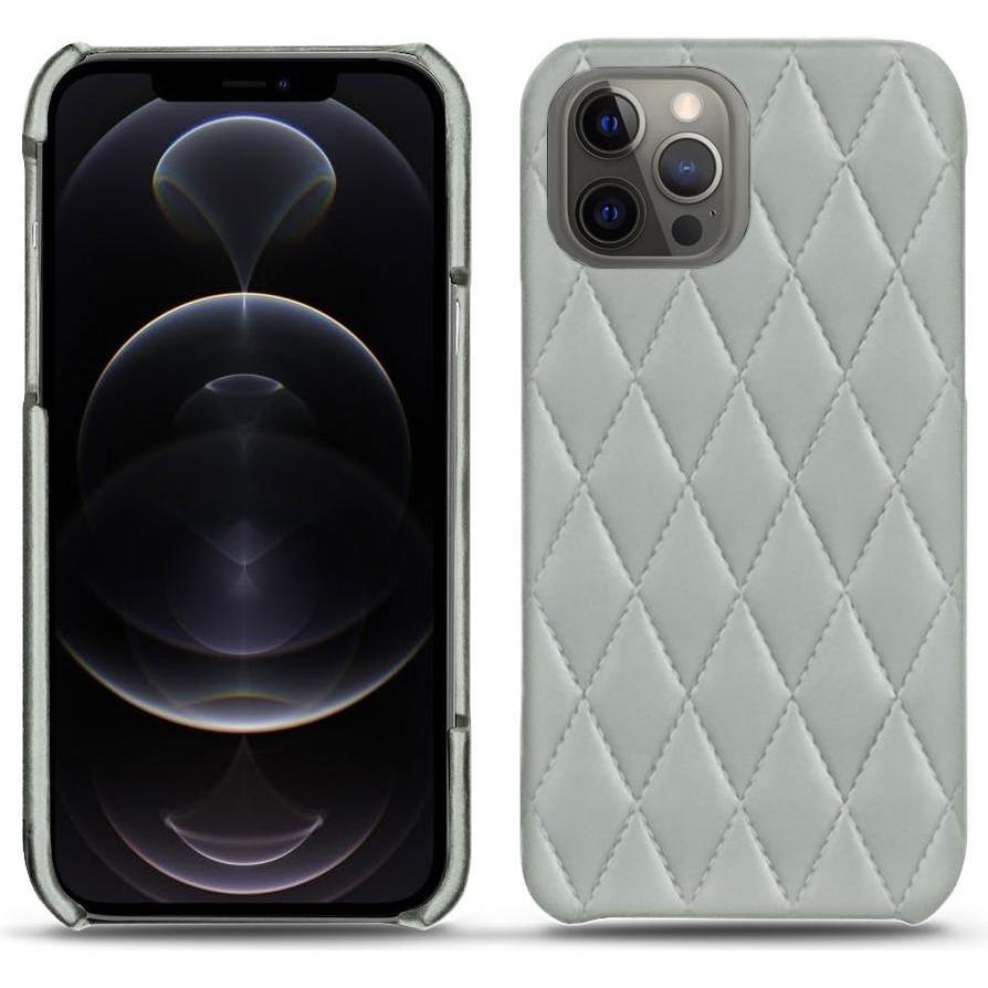 Noreve Lederschutzhülle (Apple iPhone 12 Pro), Smartphone Hülle, Grau