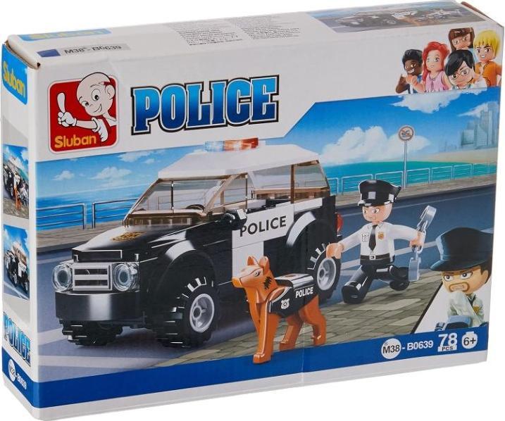 Produktbild Sluban Polizeiauto mit Hund