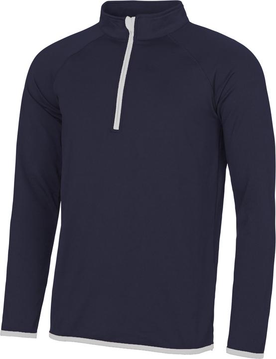 Actual product image Awdis Just Cool sweatshirt with zip up to the chest (S)