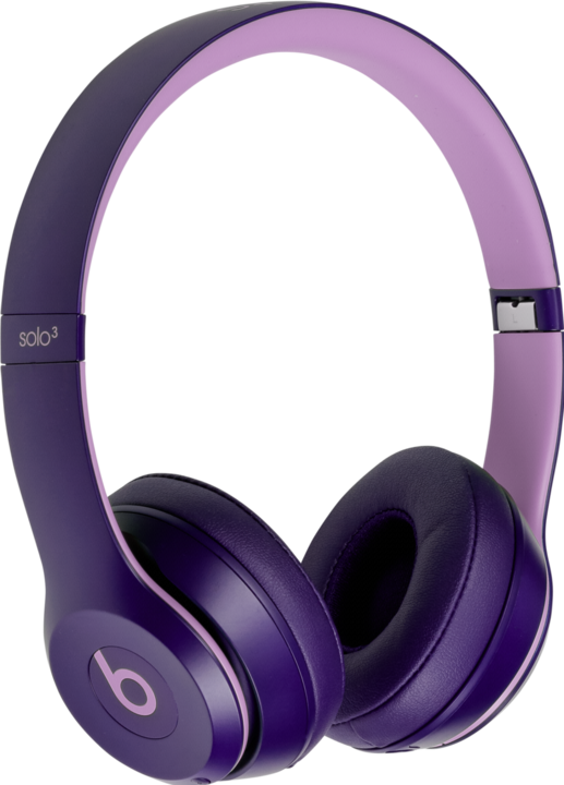 Actual product image Beats Solo3 Wireless On-Ear Headphones Pop Violet (40 h, Wireless)