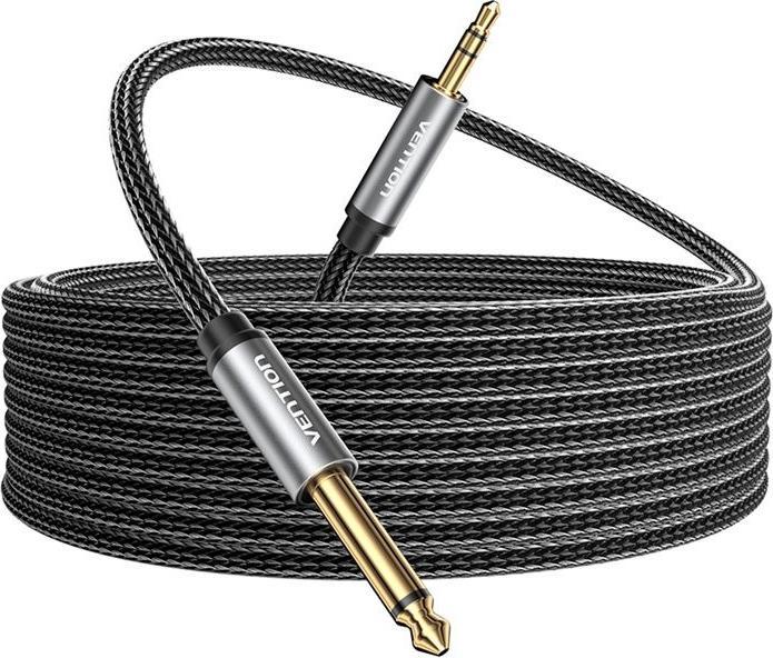 Image du produit Vention Audio cable 3.5mm male to 6.35mm male BCYHL 10m (10 m, jack 6.3mm)