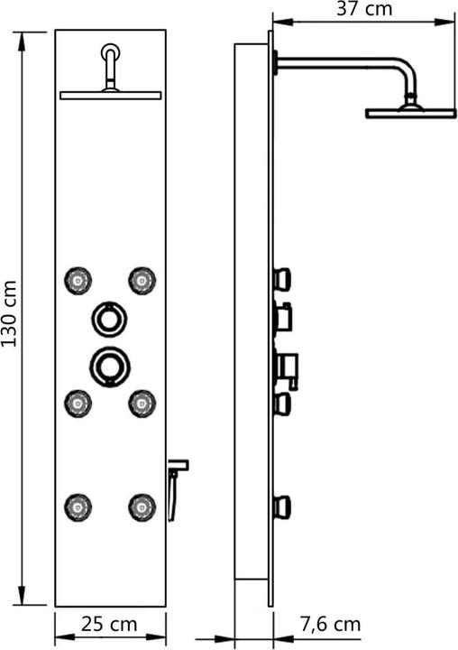 Produktbild vidaXL Dusche