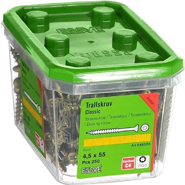 Essve, Viti, VITE PER DECKING 4,5X55 CS-250 (250 Viti per pezzo)