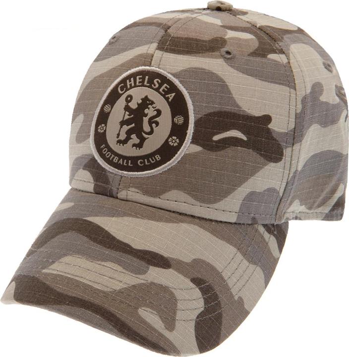 Actual product image Chelsea FC Camo Baseball Cap (One size)