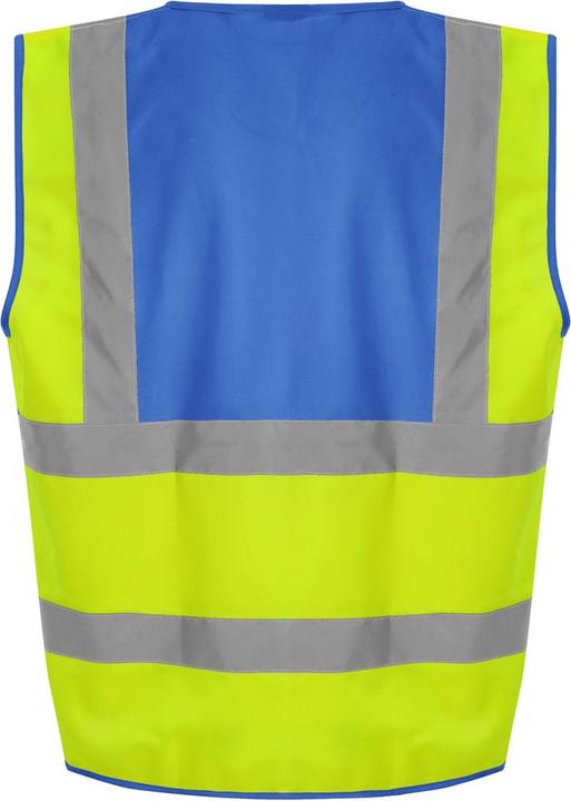 Royal blue, HI VIS yellow