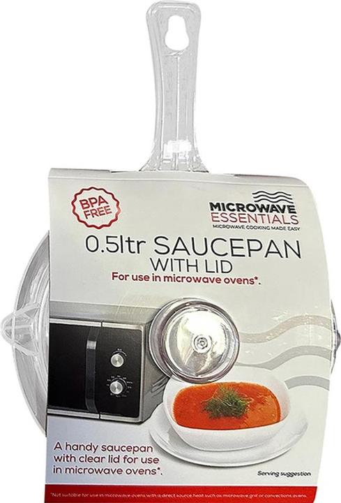 Actual product image Microwave Essentials Saucepan And Lid (Pot)