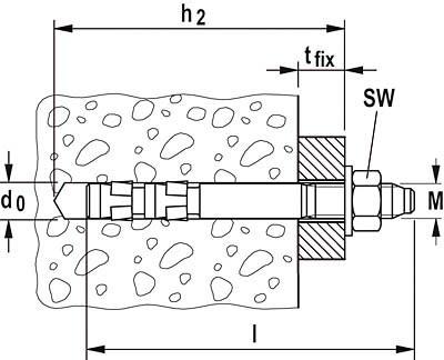 Actual product image Fischer Heavy-duty anchor R 88715 (100 pcs.)