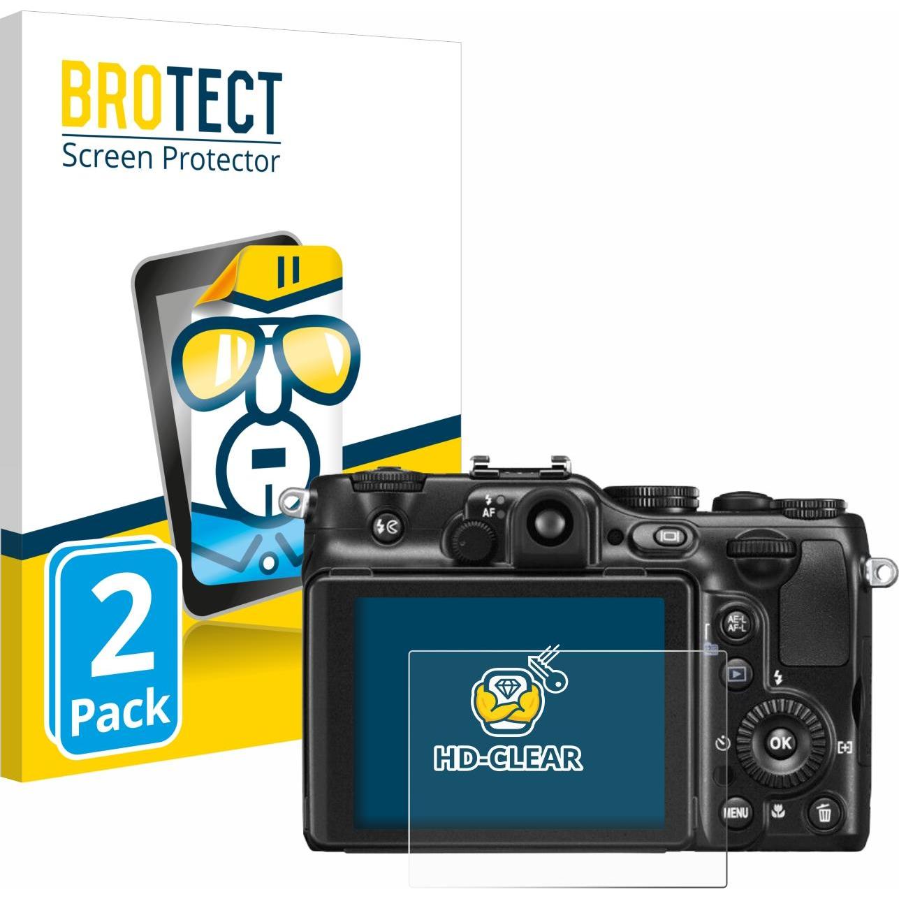 BROTECT Schutzfolie Displayschutz Klar (Displayschutz, Coolpix P7100), Kameraschutz, Transparent