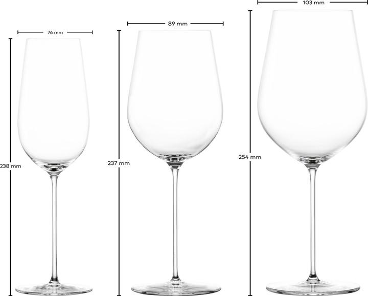 Actual product image Zwiesel VUELO Wein- und Champagnergläserset (60 cl, 6 Glasses, Red wine glasses, White wine glasses)