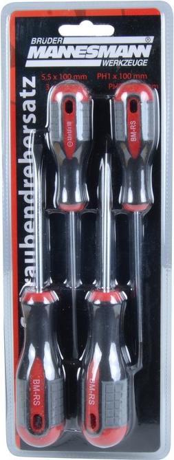 Actual product image Mannesmann Screwdriver set, 4 pcs.