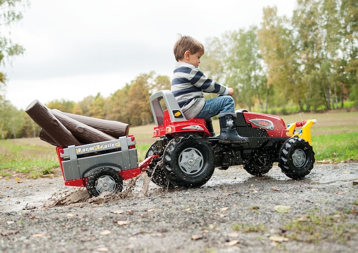 Immagine prodotto Rolly Toys rollyJunior RT con rimorchio agricolo