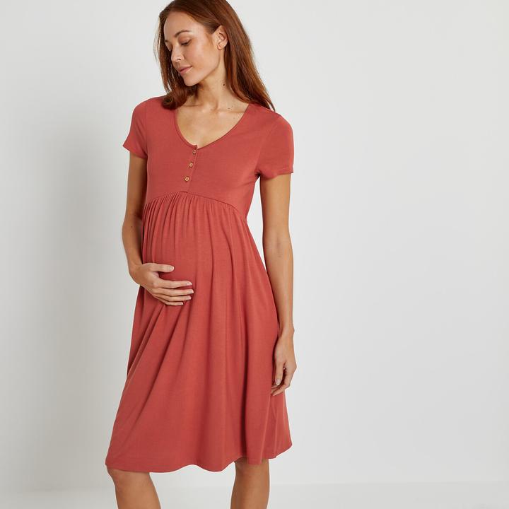 Produktbild La Redoute Collections Nachthemd für Schwangerschaft und Stillzeit