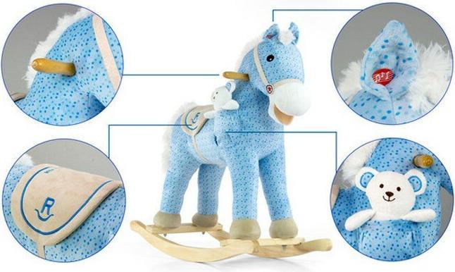 Actual product image Mally Rocking horse pony pink
