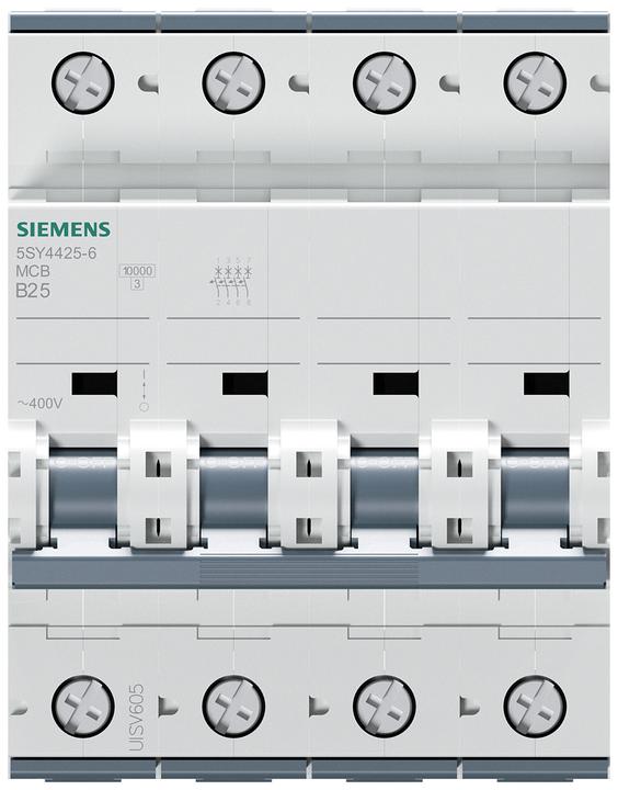 Produktbild Siemens Circuit breaker 400V 10kA 4P 25A