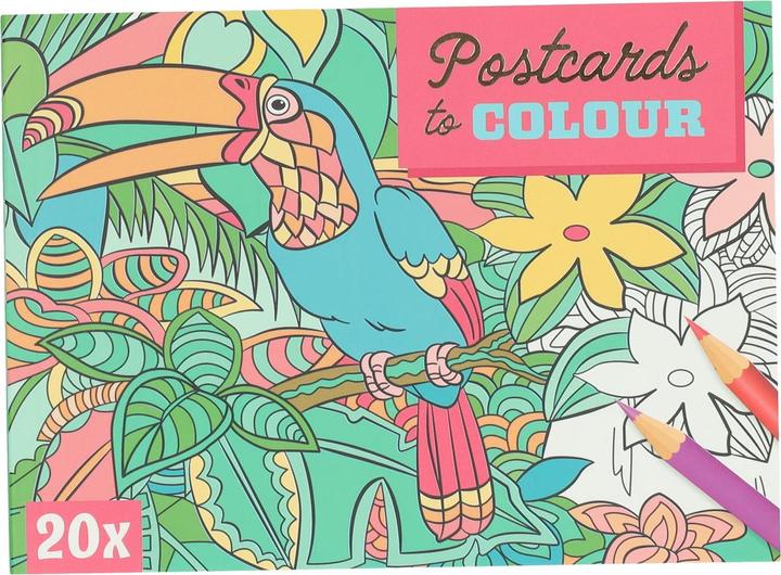 Actual product image Wins Holland Postcards to colour in animals (20 pcs.)