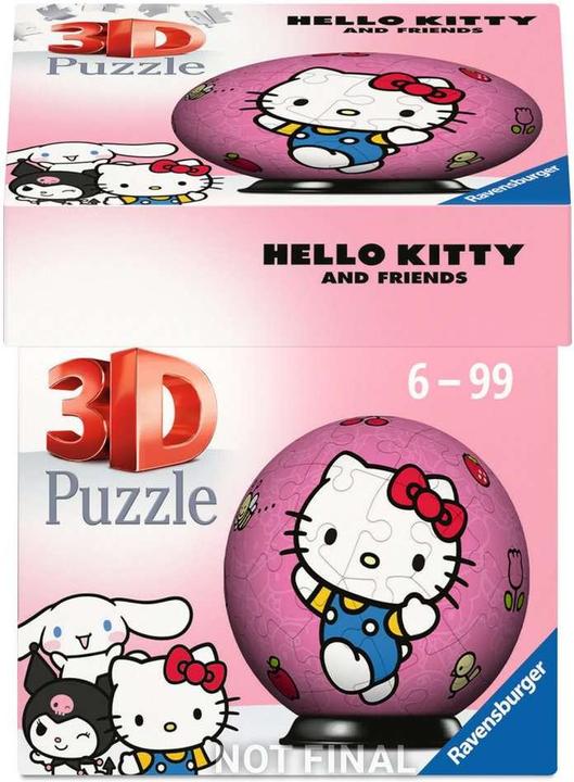 Actual product image Ravensburger VKK Puzzle-Ball Hello Kitty (54 pieces)