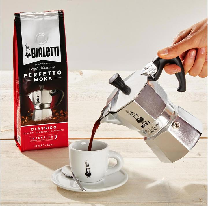 Actual product image Bialetti Bial Set MOKA 6 cups + 250g Perfetto Cl. | 0003545 (6 T.)