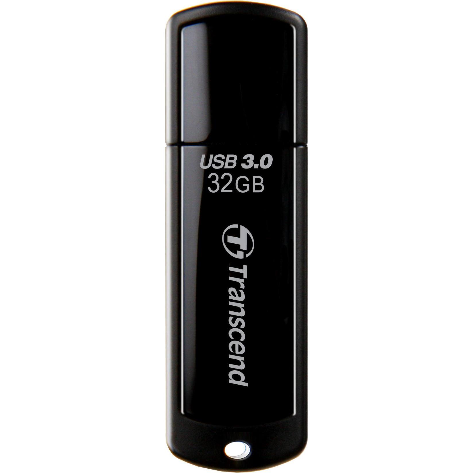 Transcend JetFlash 700 (32 GB, USB-A, USB 3.1), USB Stick, Schwarz