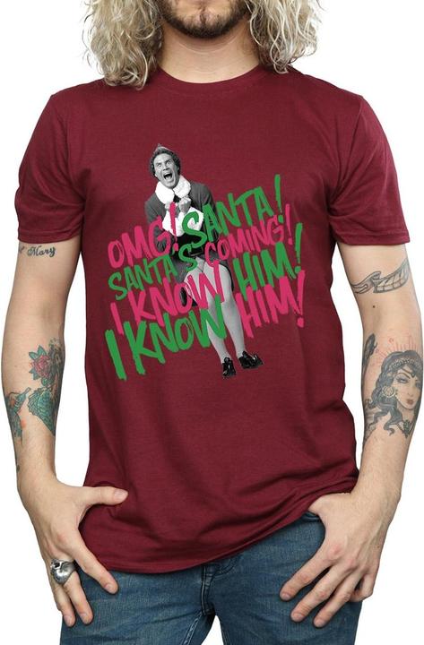 Produktbild Elf Santa's Coming TShirt (M)
