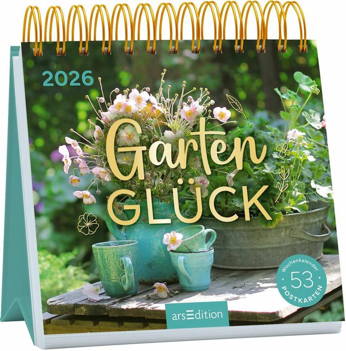 Produktbild Postkartenkalender Gartenglück 2026 (Spezial)