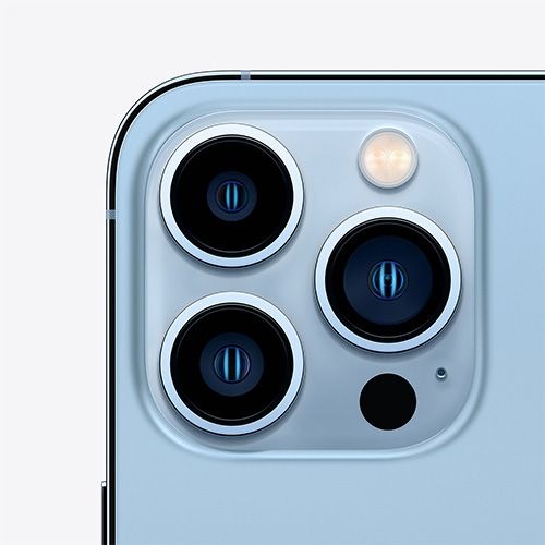 Produktbild Re!commerce iPhone 13 Pro (256 GB, Sierra Blue, Blau, 6.10", 12 Mpx, SIM + eSIM, A / Wie neu)