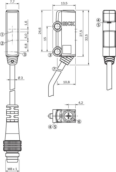 Actual product image Sick GTB2S-P5451 REFLECTION-LIGHTT.