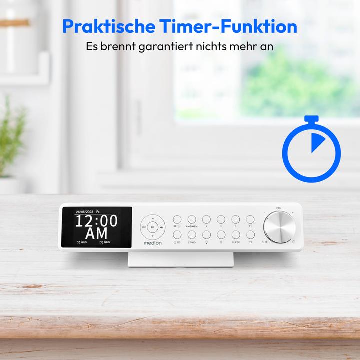 Produktbild Medion LIFE P66750 DAB+ PREMIUM KÜCHENRADIO (DAB+, FM, PLL, Bluetooth)