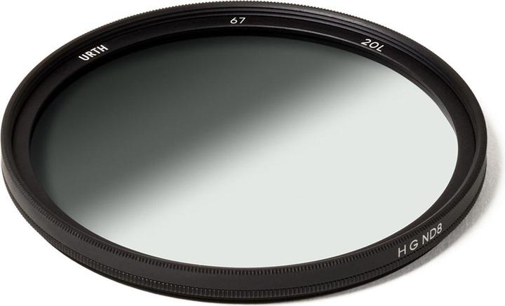 Productafbeelding Urth 67mm Hard ND8 lensfilter met gradatie (Plus+) (67 mm, ND / grijsfilter)