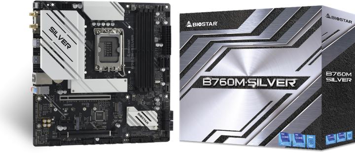 Immagine prodotto Biostar B760M-Silver (LGA 1700, Intel B760, mATX)