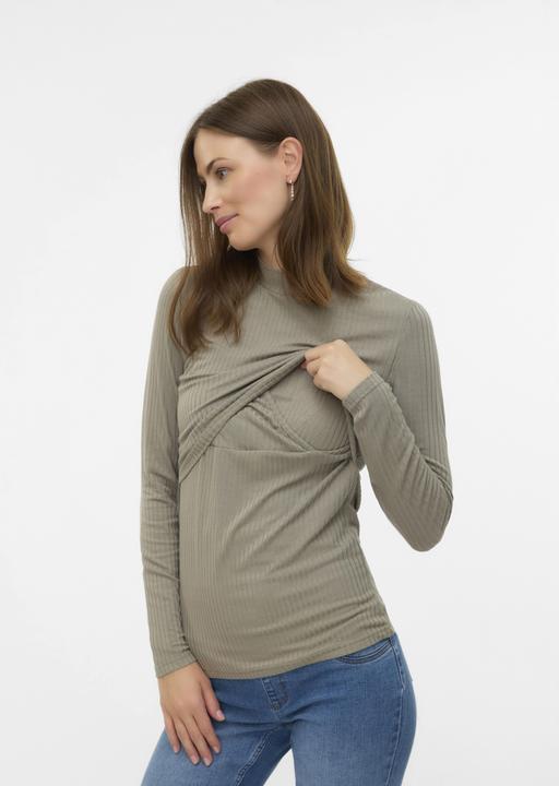 Immagine prodotto Mamalicious Normal geschnitten Rundhals Top Bluse