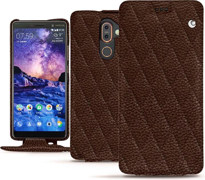 Actual product image Noreve Leather cover vertical (Nokia 7 Plus)