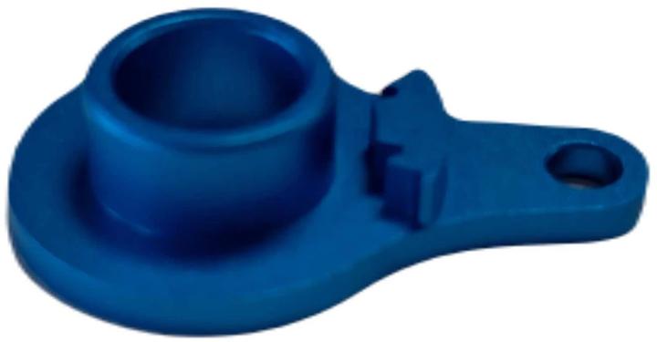 Produktbild Tamiya Alu Ruderhorn Blau elox. H.T.Servo Saver