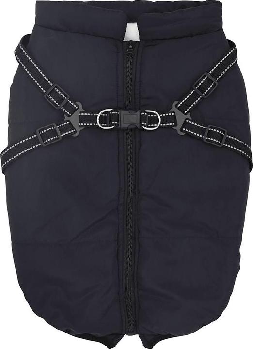 Actual product image vidaXL Dog coat with harness Waterproof (44, Dog coat)
