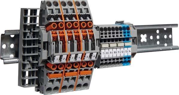 Produktbild Hager HAG KL13BE Wandler-Reihenklemmleiste,14-polig