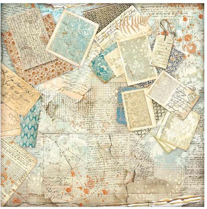 Produktbild Stamperia Stoffpaket "Alterego", 4er-Set, 4 Designs à 30 x 30 cm (30 x 30 cm)