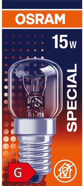 Actual product image Osram Oven lamp T (E14, 15 W, 85 lm, 1 x, G)