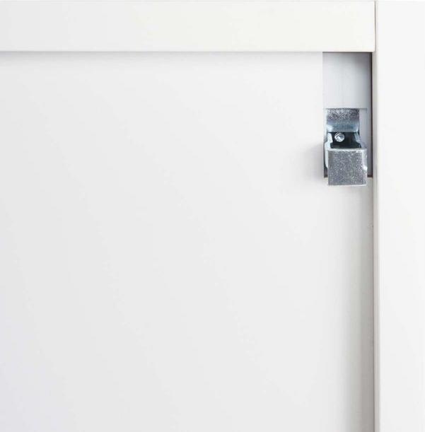 Image du produit Mendler Armoire de toilette HWC-B19b, brillant 70x80x16cm, blanc (70 x 60 x 16 cm)