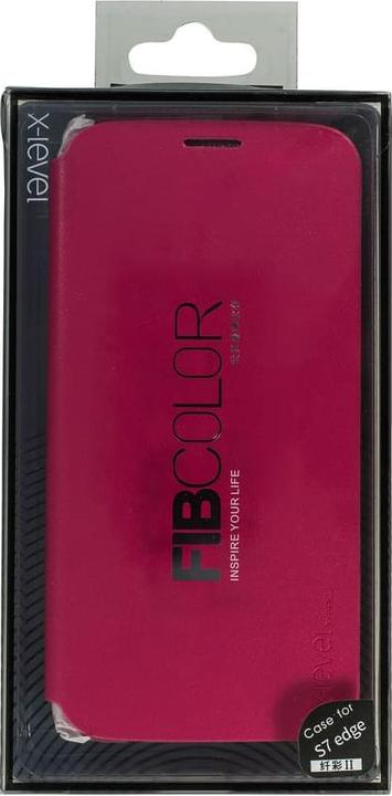 Immagine prodotto X-Level Samsung Galaxy S7 edge - FIB, Colore, Custodia Flip, rosa (Samsung Galaxy S7 Edge)