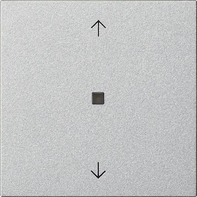 Gira 510526, Taster + Schalter, Silber