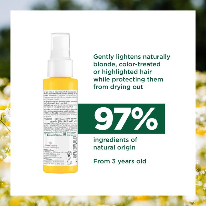 Immagine prodotto Klorane Spray biologico alla camomilla (100 ml)