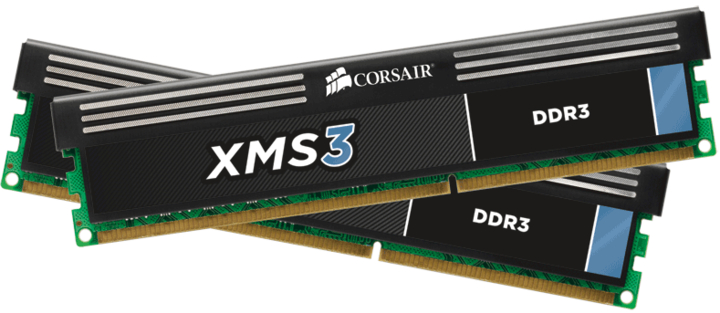 Produktbild Corsair Xms3 (2 x 4GB, 1600 MHz, DDR3-RAM, DIMM)