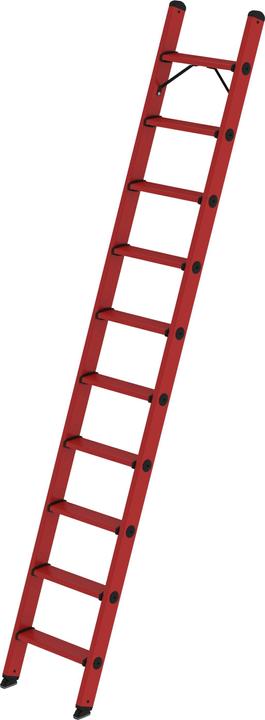 Image du produit Guenzburger Échelle simple à marches GFK sans traverse 10 marches (Échelle simple, 267 cm)